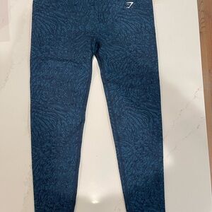 Gymshark Blue Patterned Leggings
